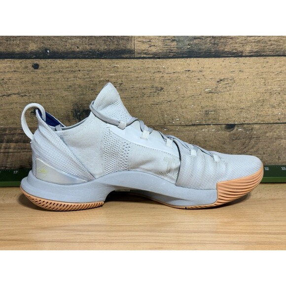 ?MENS UNDER ARMOUR CURRY 5 ELEMENTAL TOKYO GREY Sz 11 BASKETBALL SHOES $220 main image 12
